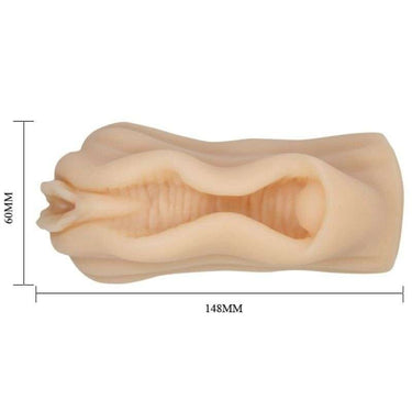 Mini Masturbatore Maschile Realistico con Tunnel Strutturato
